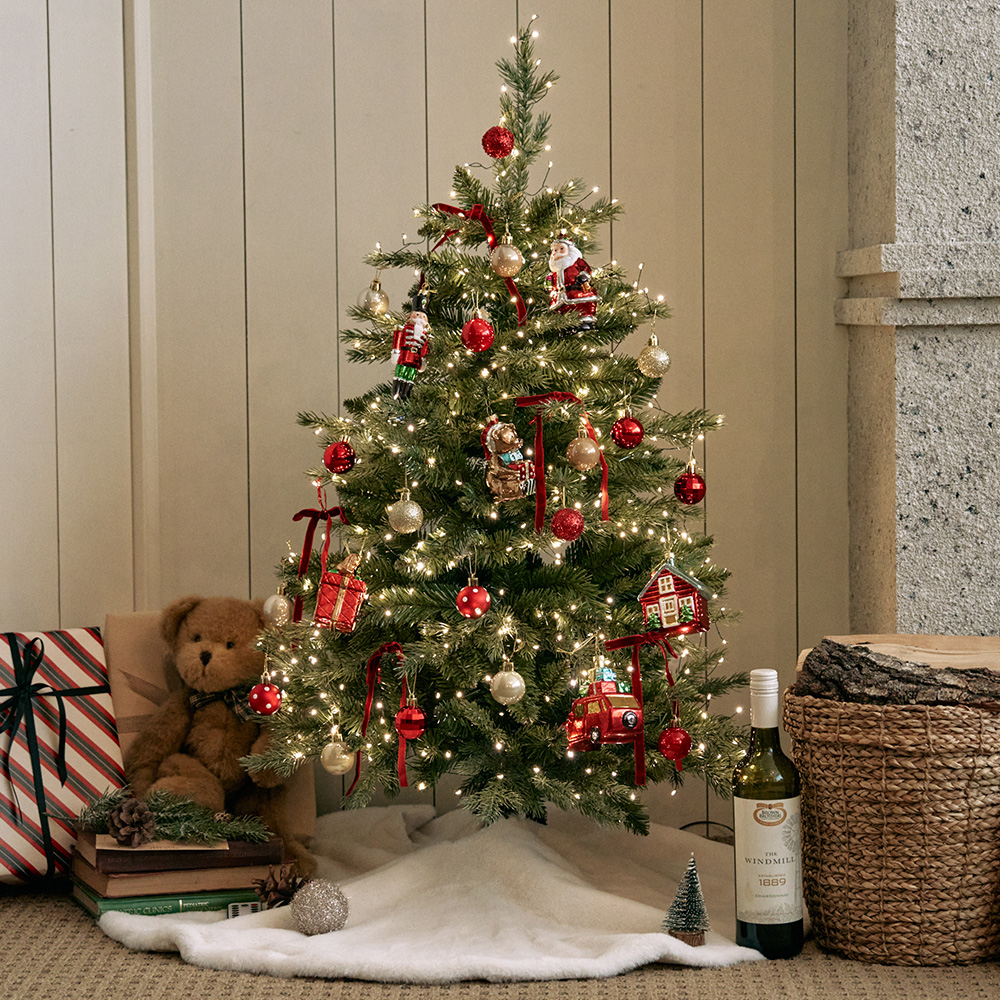 집 안을 따뜻하게 밝혀줄 크리스마스 미니 트리 추천, 100cm 크기와 예쁜 조명까지!