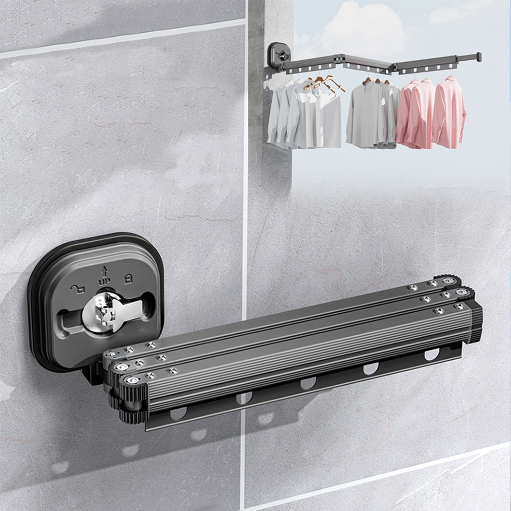 작은 공간도 효율적으로! 벽에 붙이는 미니 빨래건조대 추천