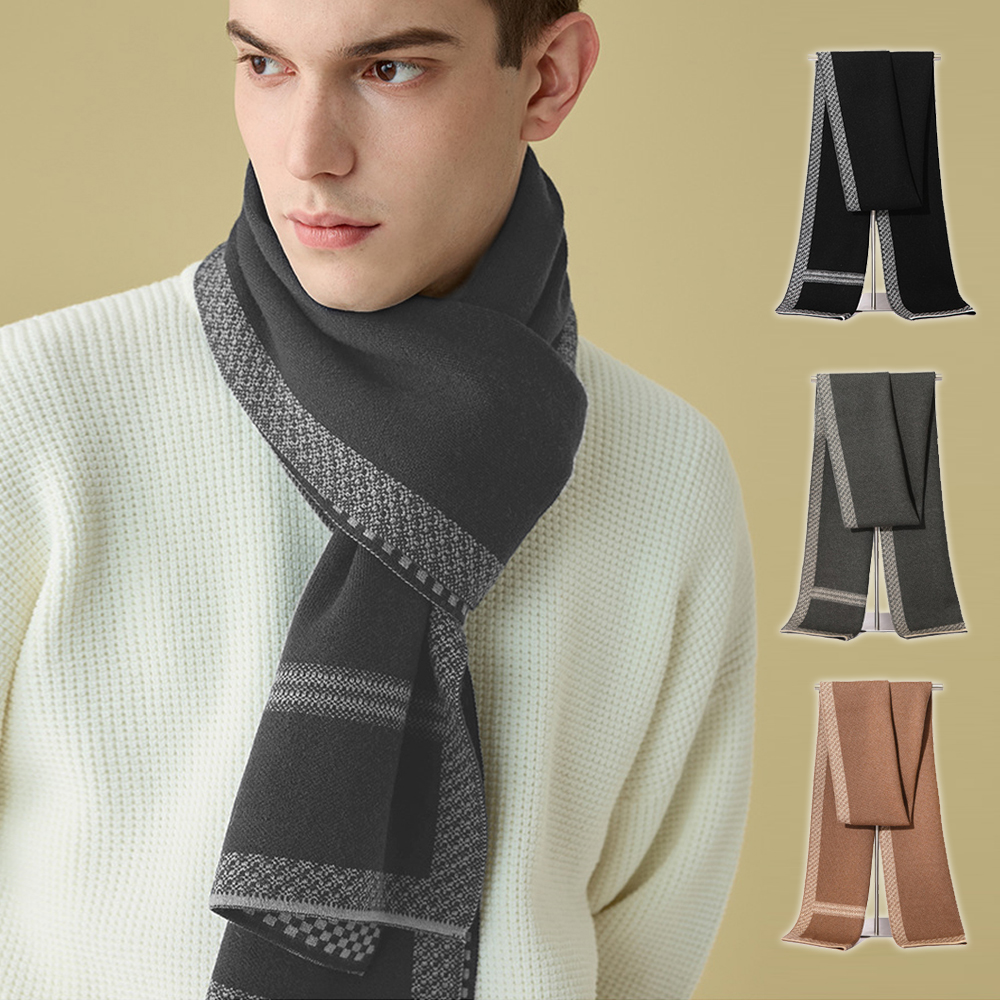 남성용 목도리와 머플러, 따뜻하게 연출하는 방법