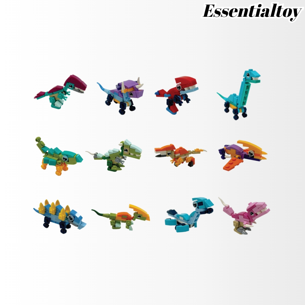 아이들이 좋아하는 공룡과 자동차가 만나는 재미! 에센셜토이 칭찬 블록 어드벤트 캘린더