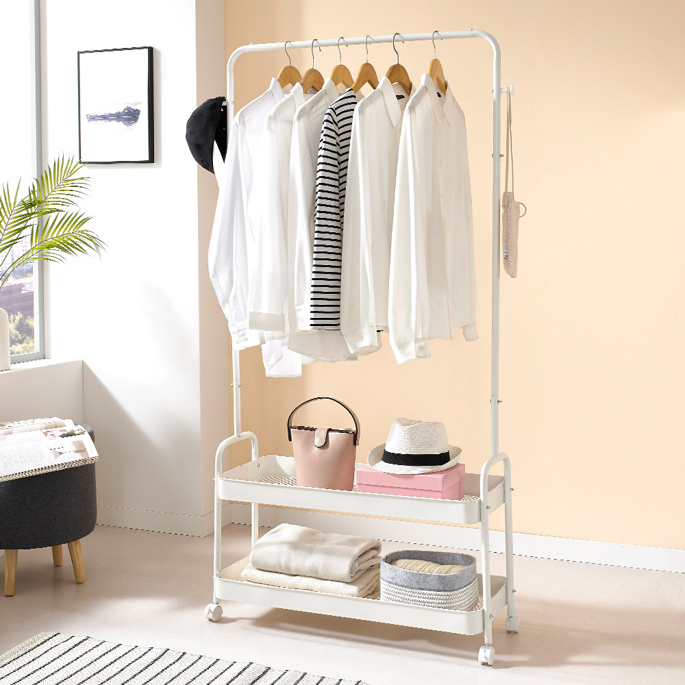 이동이 편한 2단 트롤리 옷걸이, 실속 있게 선택하는 방법