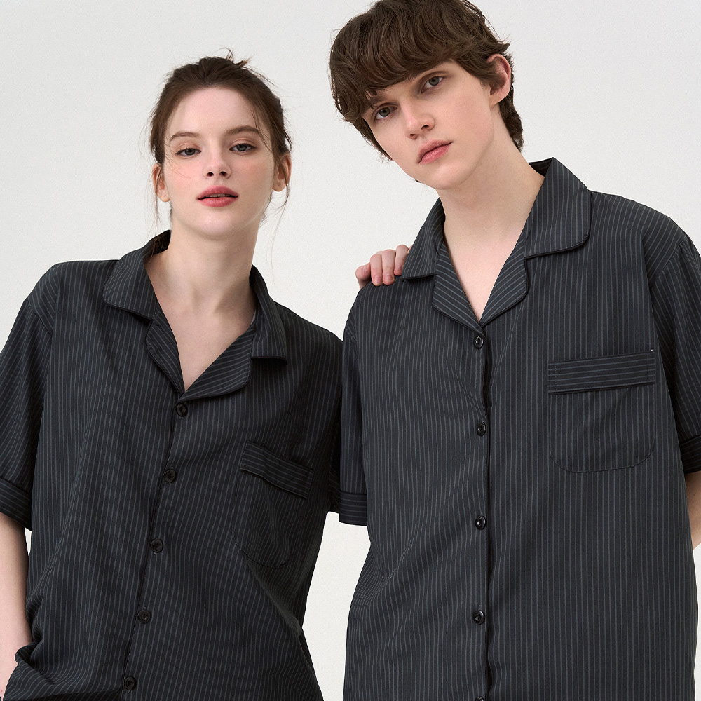 편안한 여름밤을 위한 모던 반팔 반바지 파자마 세트 추천!