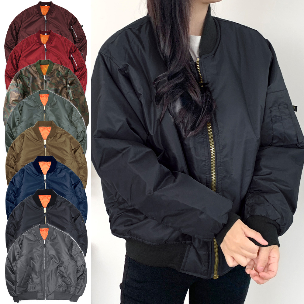 편하게 입기 좋은 오버사이즈 항공점퍼, 봄철 데일리 코디 추천!