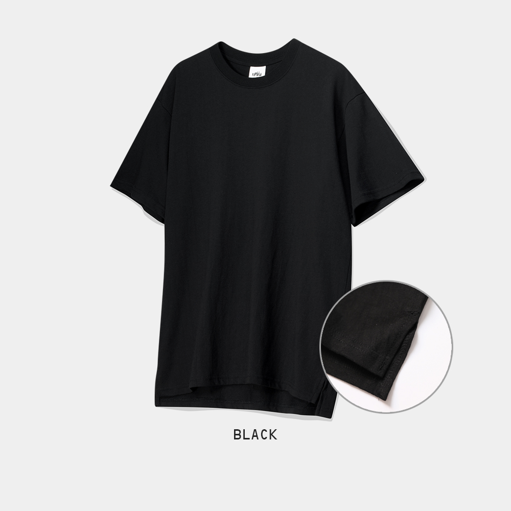 편하게 입기 좋은 무지 레이어드 반팔 티셔츠 추천해요!