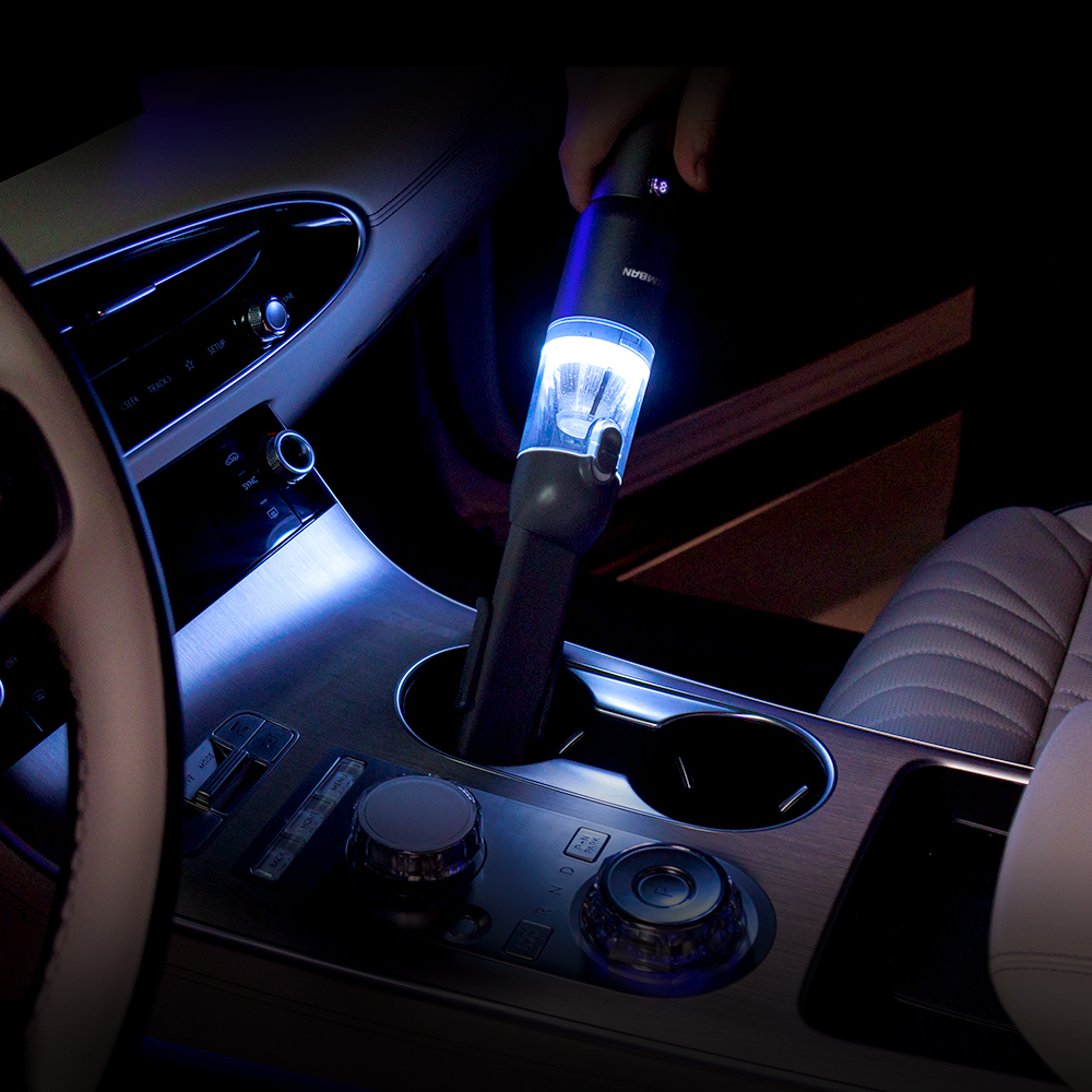 가볍고 강력한 차량용 무선 청소기, 집에서도 간편하게 사용하세요!