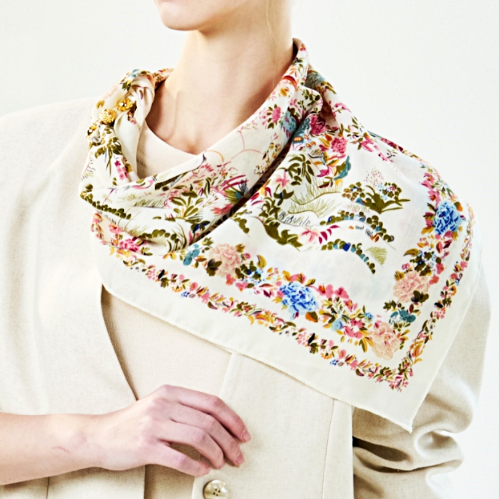 파리 감성의 귀여운 링 스카프 세트, 스타일링이 즐거워져요!