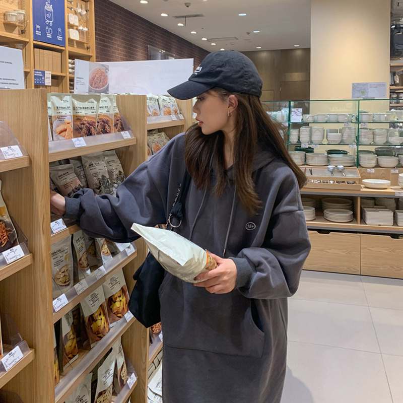 포근하고 따뜻한 겨울과 가을에 딱인 니트 후드 롱 원피스 추천!