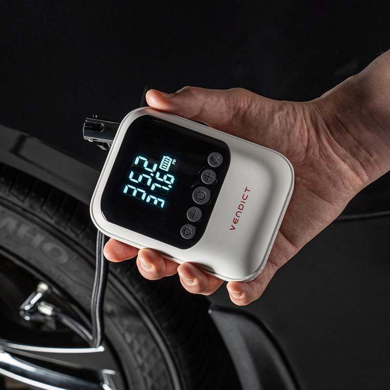 차량 타이어 공기압 체크와 공기 주입이 간편한 방법