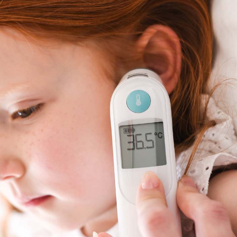 신생아 체온 측정, 이보다 더 쉬울 수 없어요! 브라운 IRT-6030 필터 포함 추천