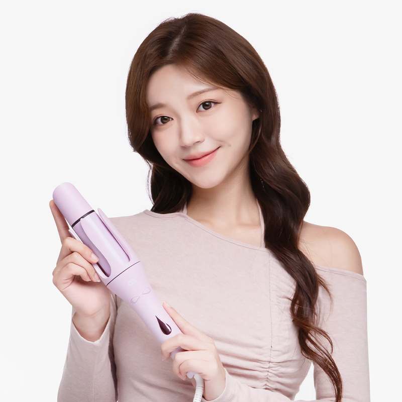 쉽고 빠르게 스타일링하는 자동 회전 고데기, 집에서도 간편하게!