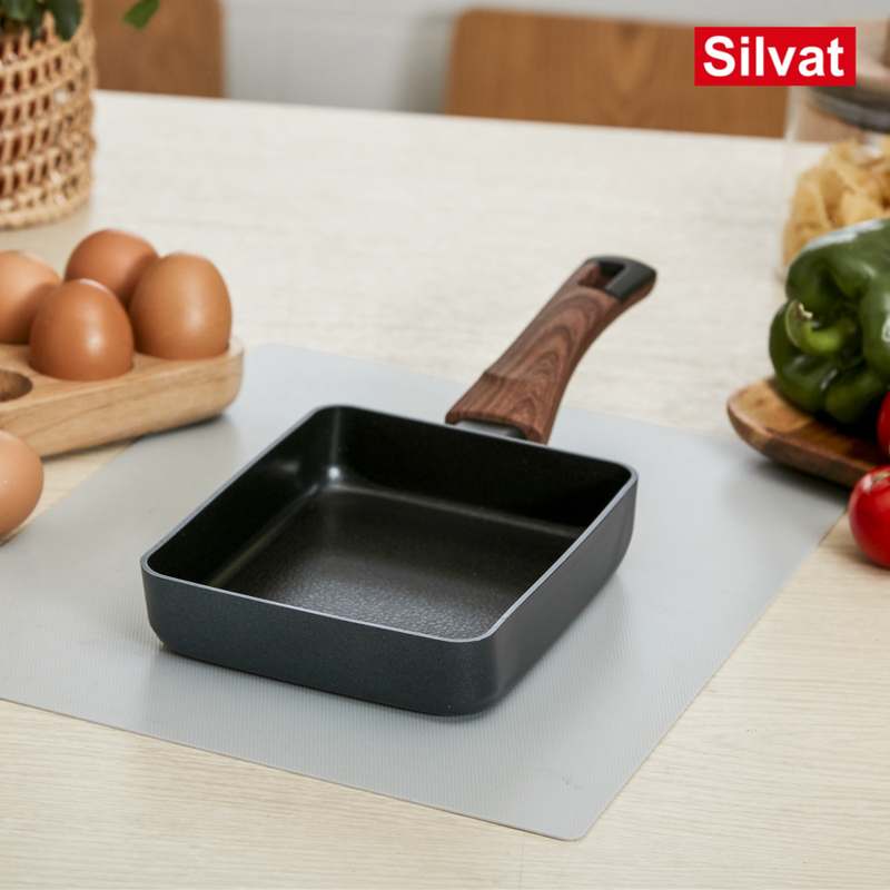 가정에서 간편하게 사용하는 사각 프라이팬 추천, 실바트 까리노 인덕션용 18cm