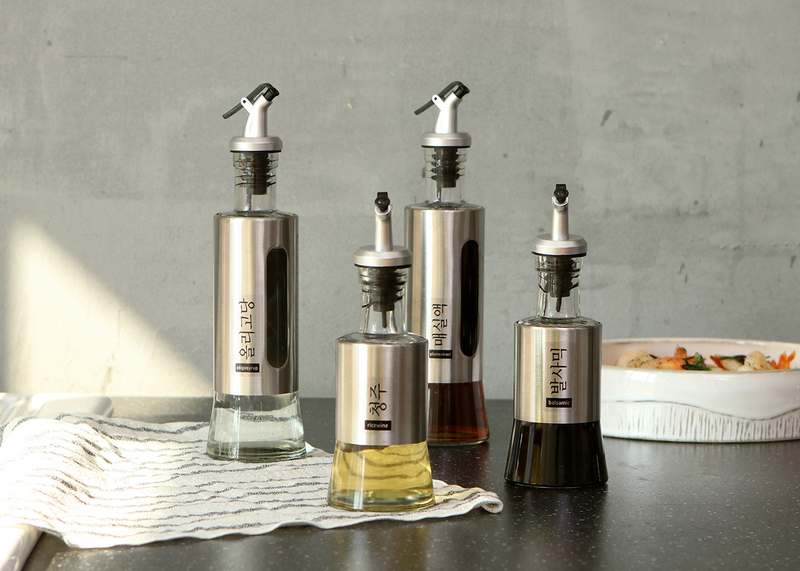 일상에서 유용하게 쓰이는 레이저 각인 스테인리스 오일병 추천