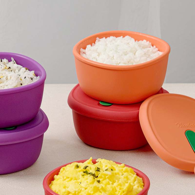 집에서 간편하게 냉동밥과 반찬을 보관하는 실리콘 용기 추천