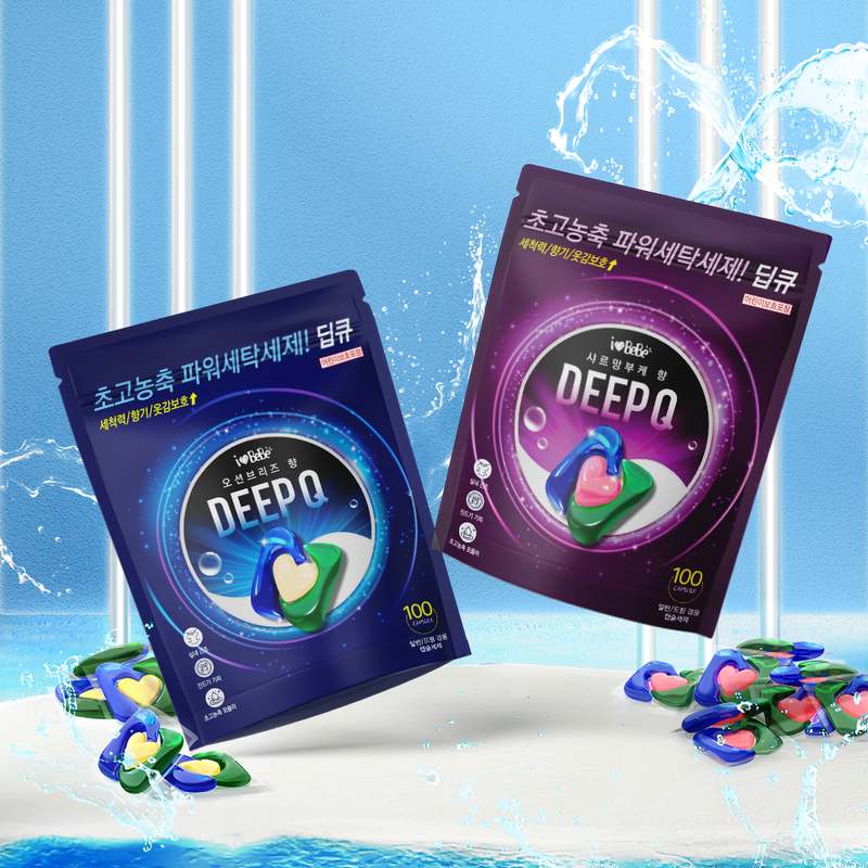 가정에서도 간편하게 사용하는 딥큐 3in1 캡슐 세제 추천!