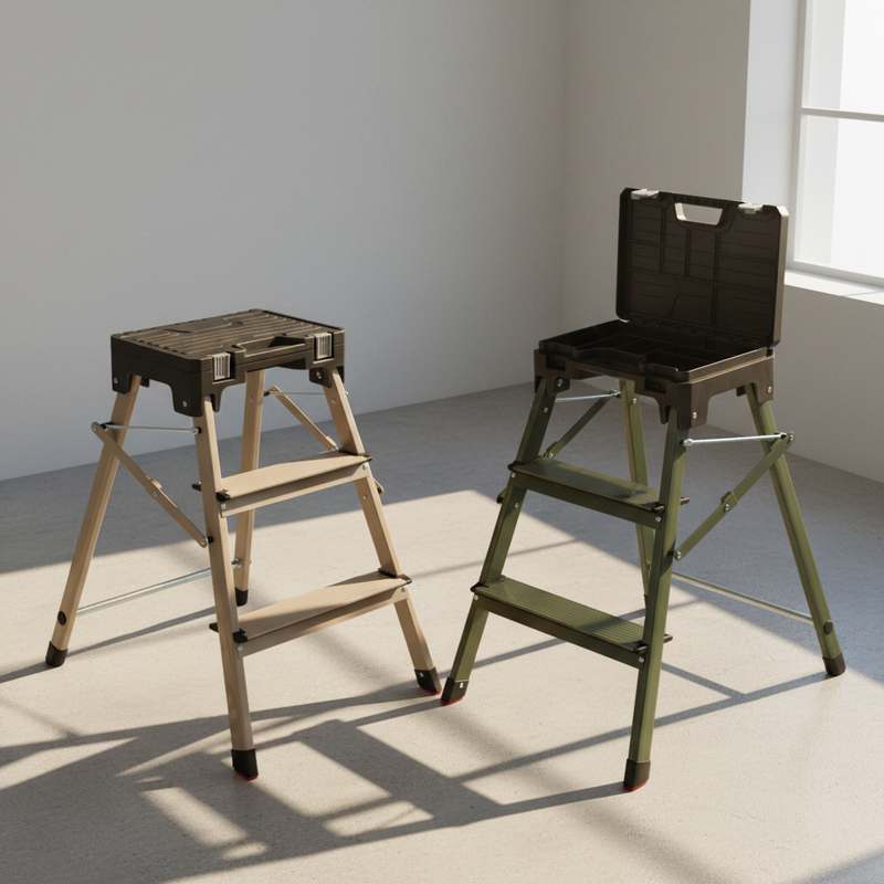 집에서 간편하게 사용하는 접이식 알루미늄 사다리 추천! 안전하고 튼튼한 3단 계단