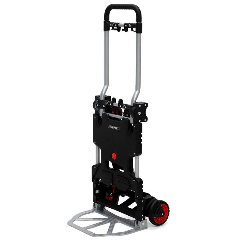 쉽고 편하게 사용할 수 있는 접이식 핸드카트, 검은색으로 깔끔하게!