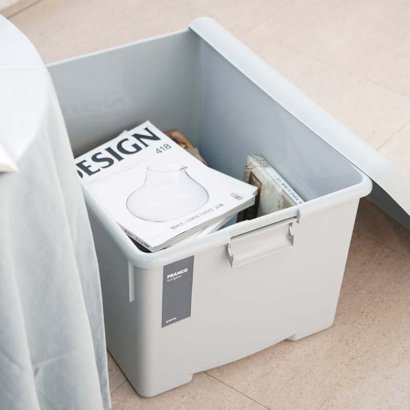 집 정리의 필수템! 프랑코 플라스틱 리빙 박스로 깔끔하게 정리하세요