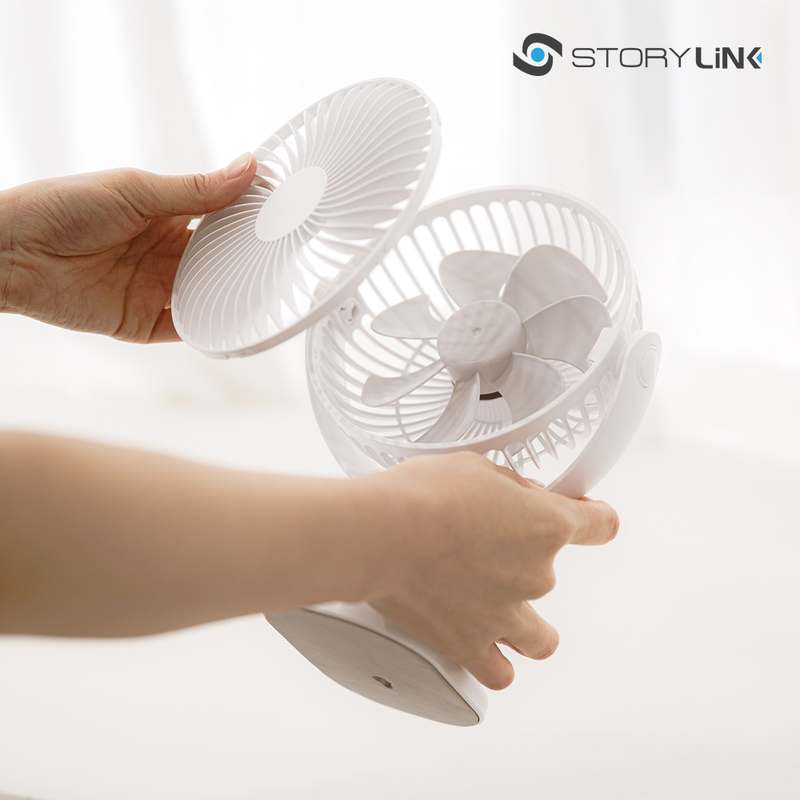 집에서 간편하게 사용하는 무선 집게 선풍기, 정말 편리하네요!