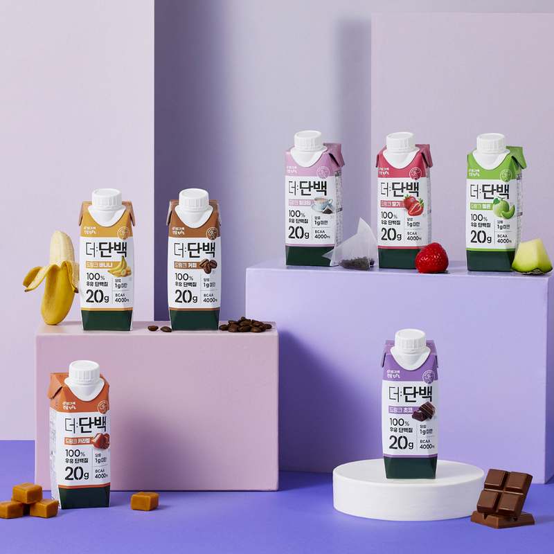 단백질 음료, 이렇게 골라보세요! 빙그레 더단백 250ml 6종 혼합 세트 소개
