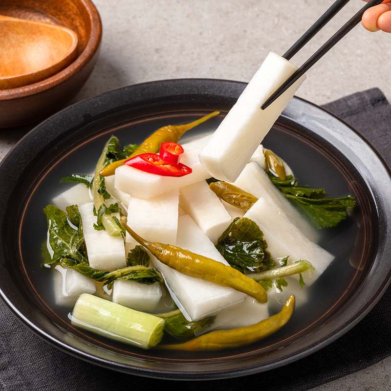 집에서 맛보는 50년 전통의 국내산 무 동치미, 이렇게 만들어보세요!