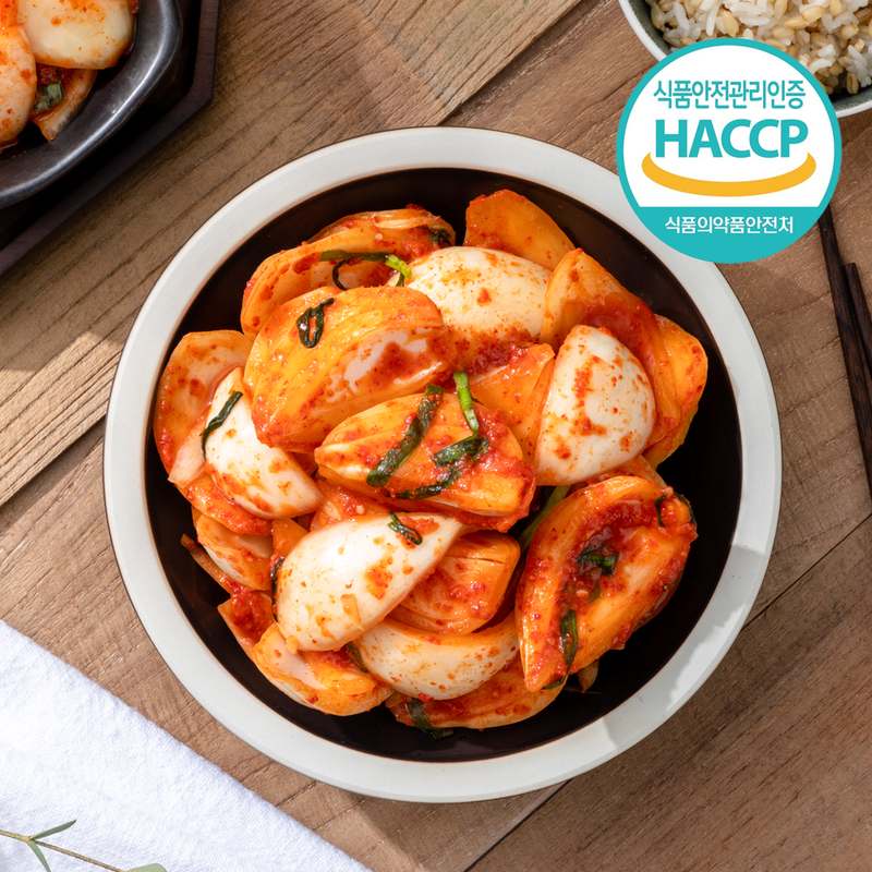 50년 전통의 전라도산 양파김치, 집에서 맛보는 정성 가득한 맛