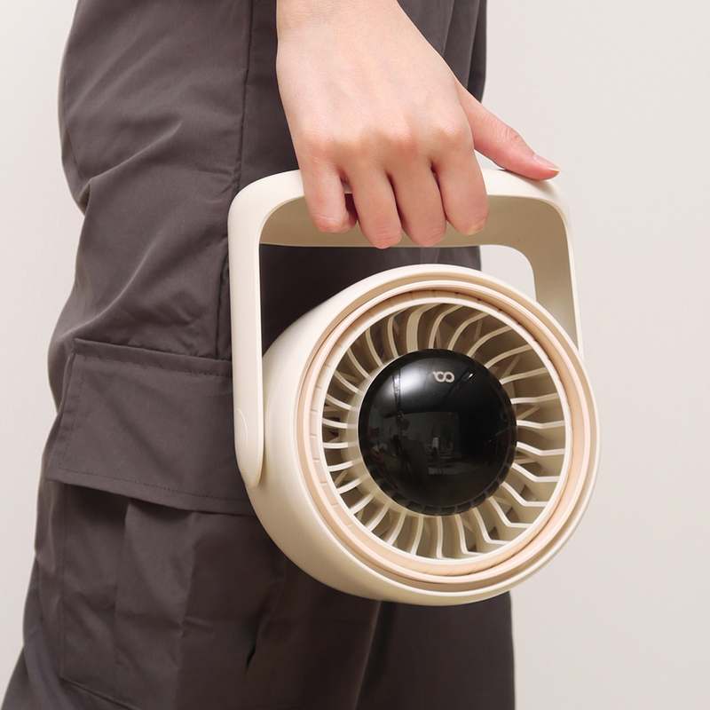 책상 위에서 시원함을 더하는 작은 선풍기, 오아 에어링 무선 탁상팬 추천!