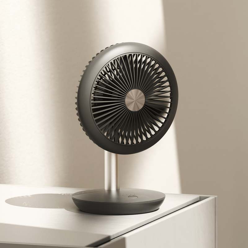 가볍고 편리한 무선 선풍기, 데스크 위에 딱 좋아요!