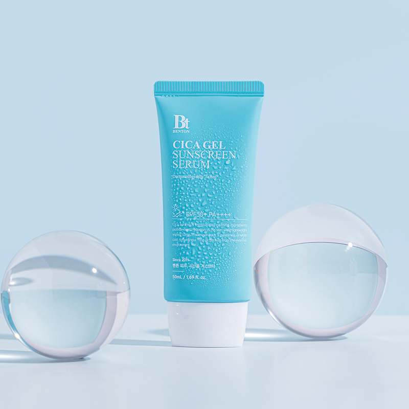 쉽고 가볍게 피부를 보호하는 선케어, 벤튼 시카 수분 선세럼 추천!