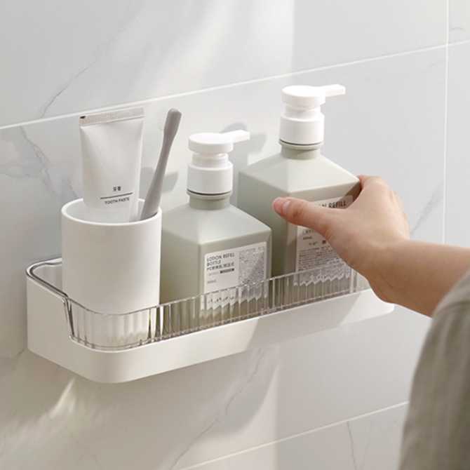 쉽고 깔끔하게 욕실 정리, 무타공 욕실 선반 추천