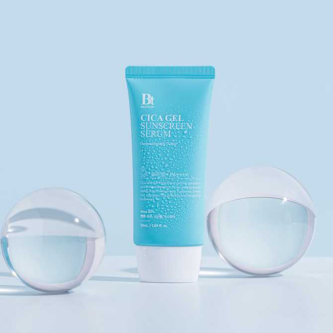 가볍고 촉촉한 선케어, 벤튼 시카 수분 선세럼 추천해요