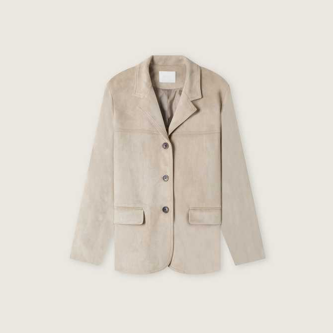 편하게 입기 좋은 페이크 스웨이드 자켓, 로엠 제품 소개