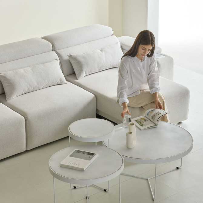 편안하게 쉴 수 있는 4인용 모션 소파, 타이보텍스 우퍼형 리클라이너