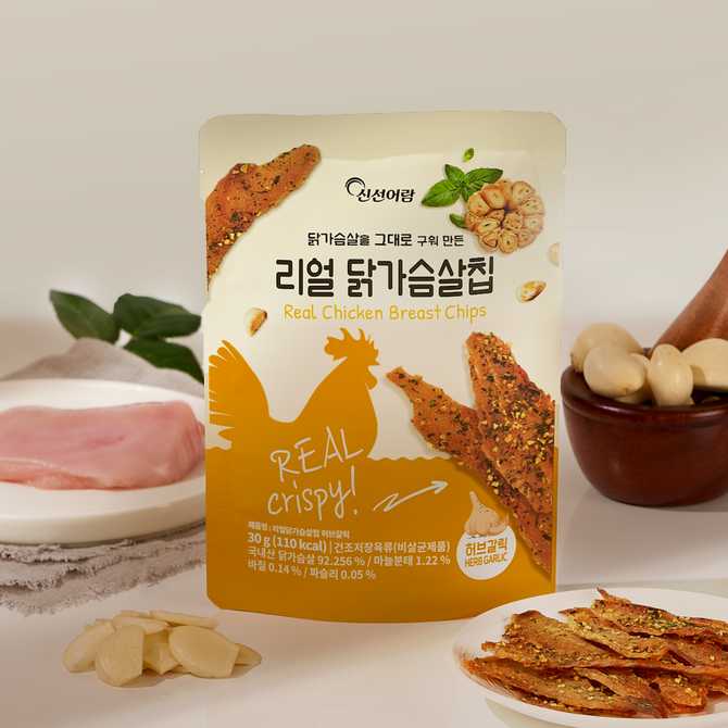 신선어람 닭가슴살칩 4종 세트, 건강하게 즐기기 좋은 간식
