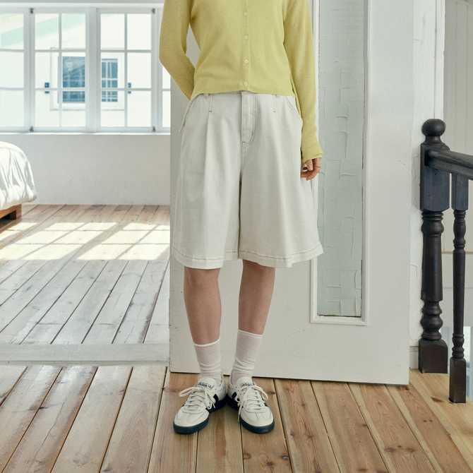 편하게 입기 좋은 A라인 버뮤다팬츠, 쥬시쥬디 제품 소개