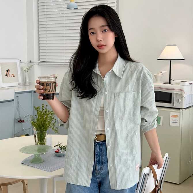 시원하게 입기 좋은 시어서커 셔츠, 여름 데일리 코디에 어울릴까?