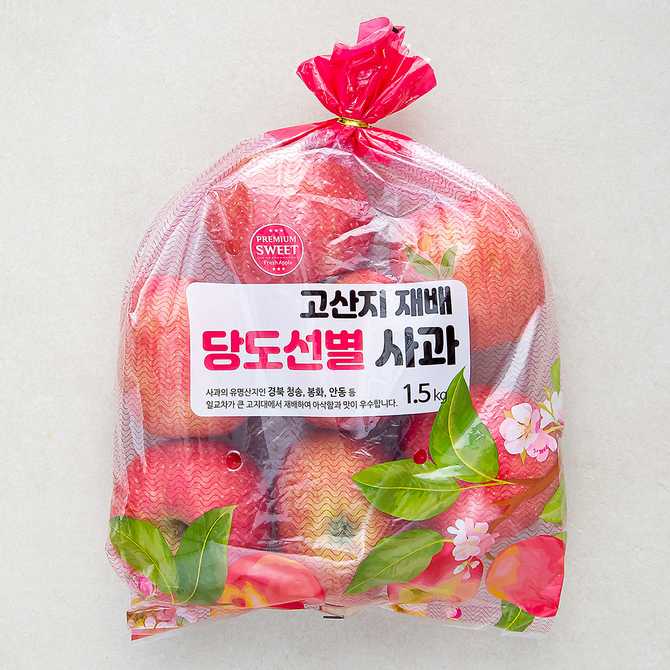 달콤한 맛이 일품인 고산지 당도선별 사과 한입 어때요 1