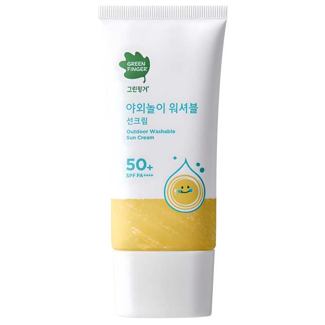 햇볕 아래도 걱정없이 즐기기 좋은 그린핑거 야외놀이 워셔블 선크림 같이 써보세요 1