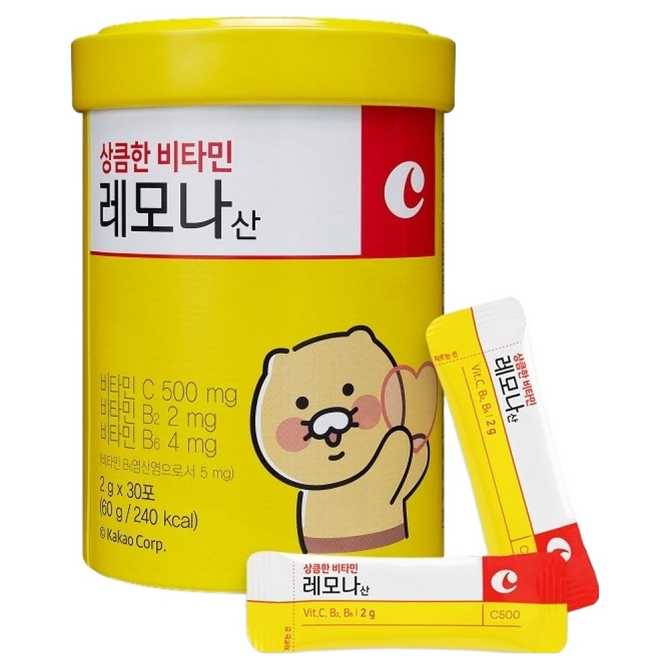아이와 함께하는 간편 비타민C, 레모나 상큼한 30포 1