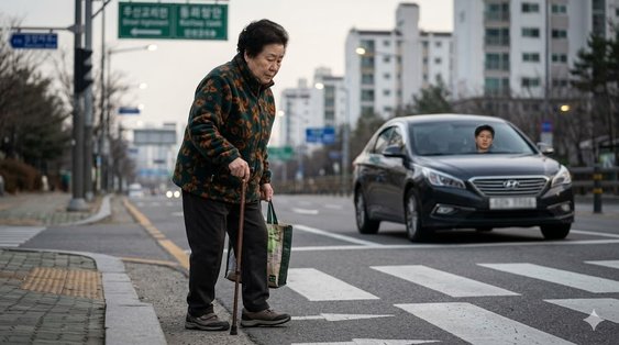 고령 보행자 사고
