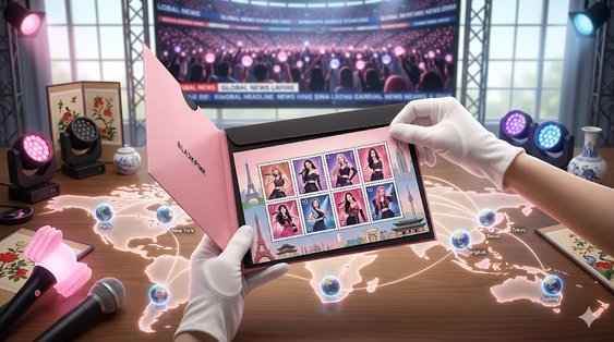 걸그룹 블랙핑크 기념우표