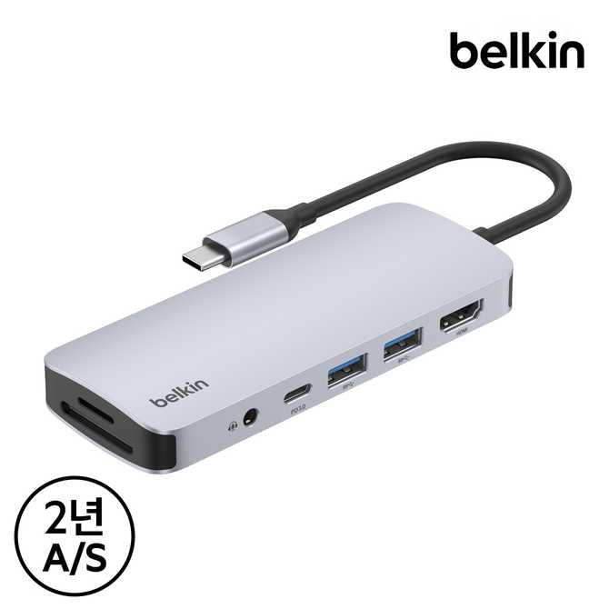 쉽고 편리하게 연결하는 7-in-1 USB-C 허브, 벨킨 AVC009bt로 노트북 활용도 높이기