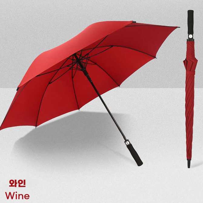 튼튼하고 넓은 대형 우산, 자동으로 펼쳐지고 자외선 차단까지!
