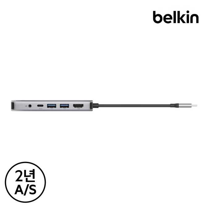 쉽고 편리하게 연결하는 7-in-1 USB-C 허브, 벨킨 AVC009bt로 노트북 활용도 높이기