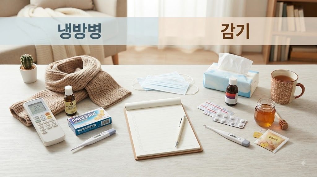 냉방병과 감기, 증상 체크리스트로 구분하기