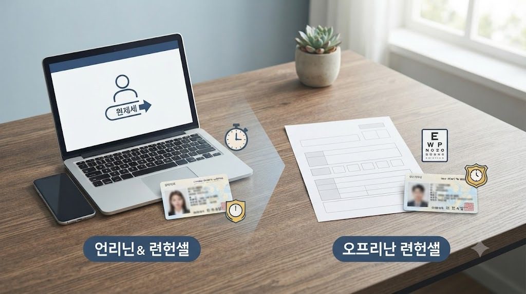 운전면허 갱신 방법, 온라인과 오프라인 선택 가이드