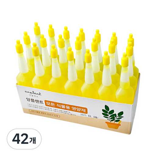모든 식물에 딱 맞는 영양제, 앙플랜트로 시작해보세요 1