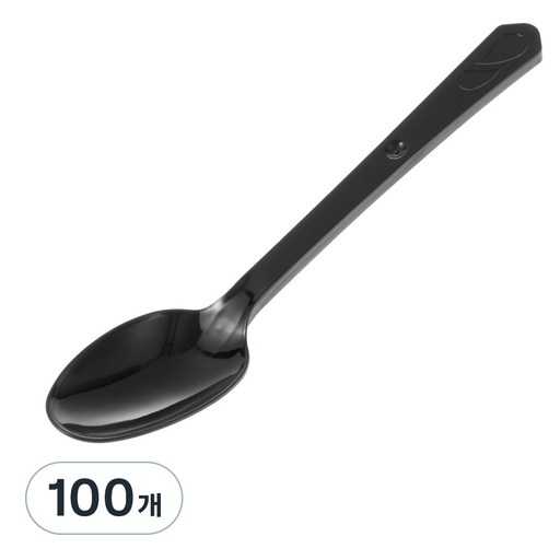 심플하고 위생적인 일회용 개별포장 숟가락, 블랙 컬러로 선택하기