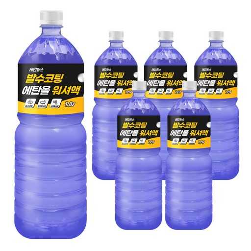 비 오는 날 운전 걱정 끝! 발수코팅 워셔액으로 안전하게 1